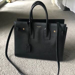 YSL sac de jour medium leather tote